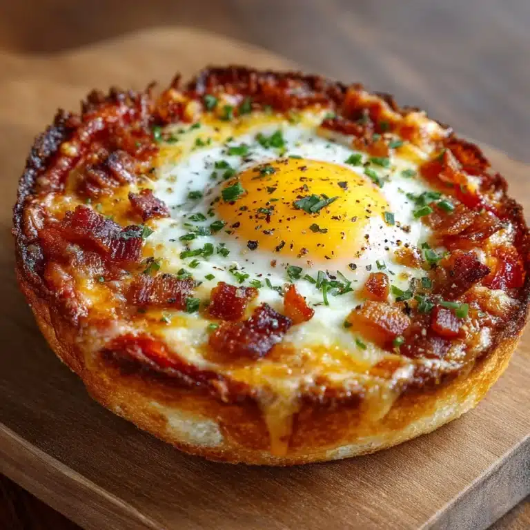 English Muffin Breakfast Pizza Recipe