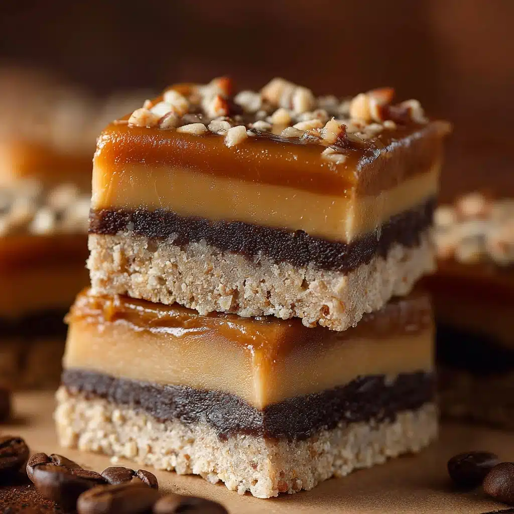 Gooey Caramel Coffee Bars Recipe