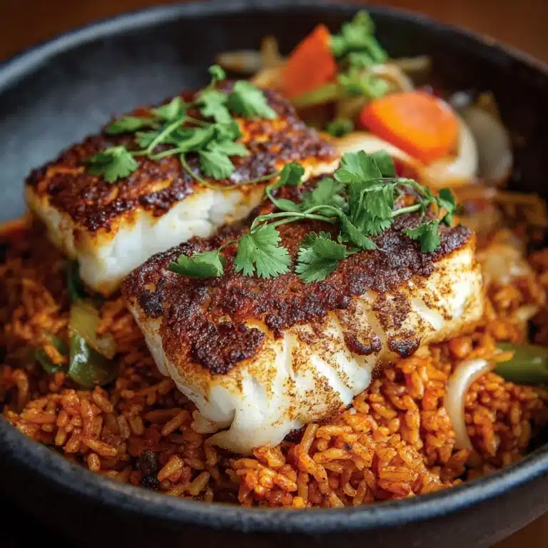 Baked Fish Rice Recipe