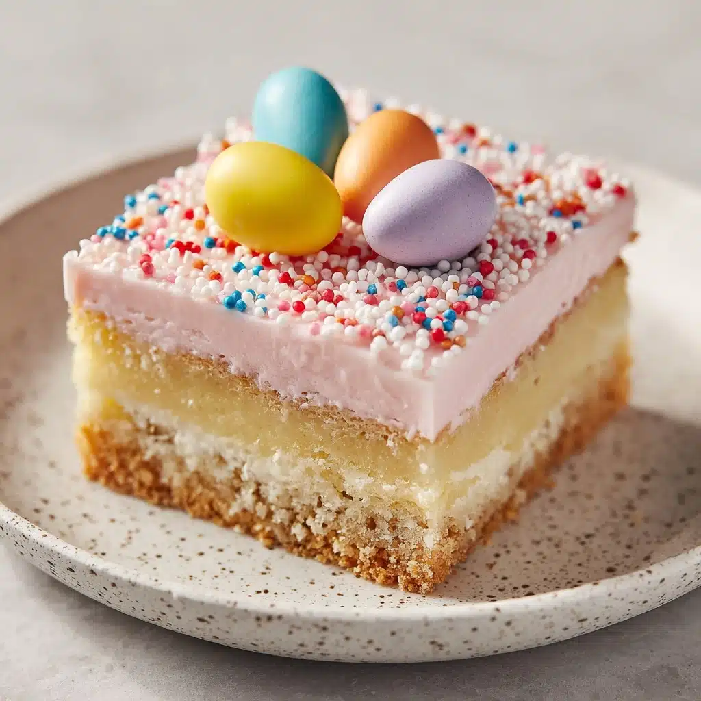 Easter Egg Sugar Cookie Bars Recipe - Recipe Image