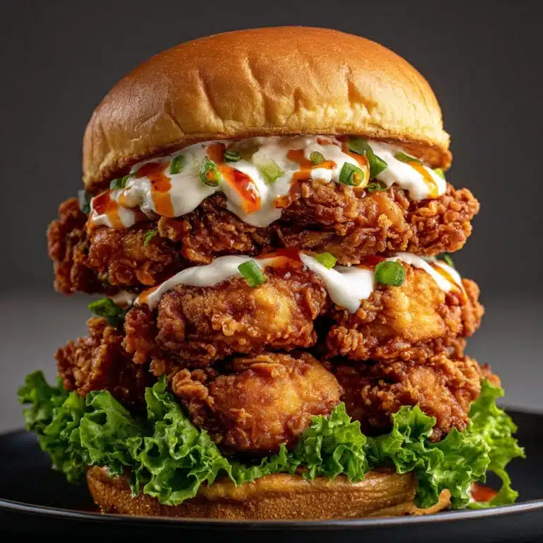 Spicy Crispy Chicken Burger Recipe