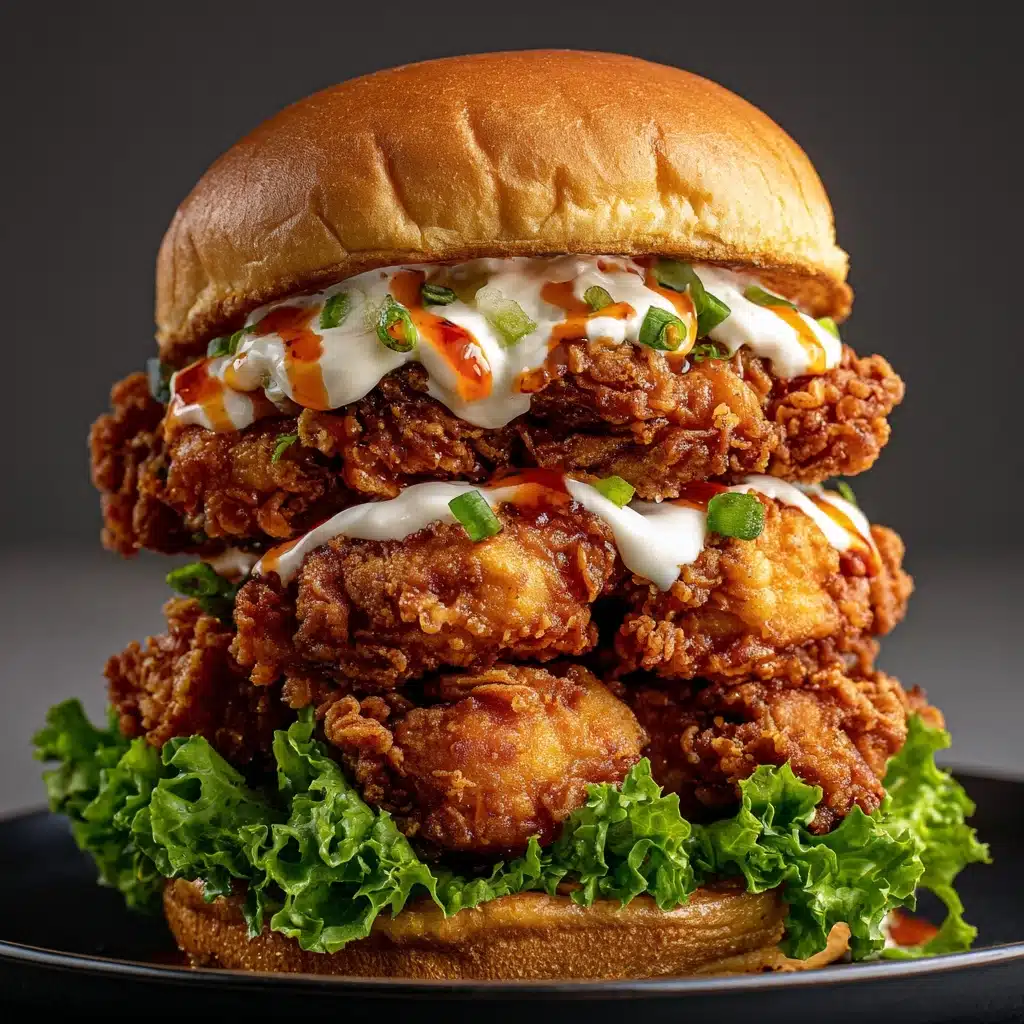 Spicy Crispy Chicken Burger Recipe