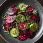 Crisp Cucumber and Beetroot Salad with Herb Dressing Recipe