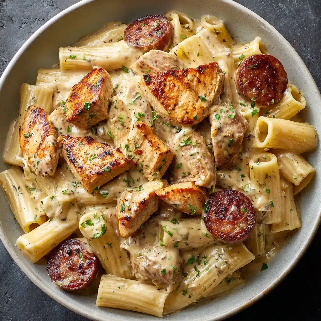 Crock Pot Creamy Cajun Chicken Pasta Recipe - Recipe Image