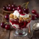 Fresh Cherry Crisp Recipe