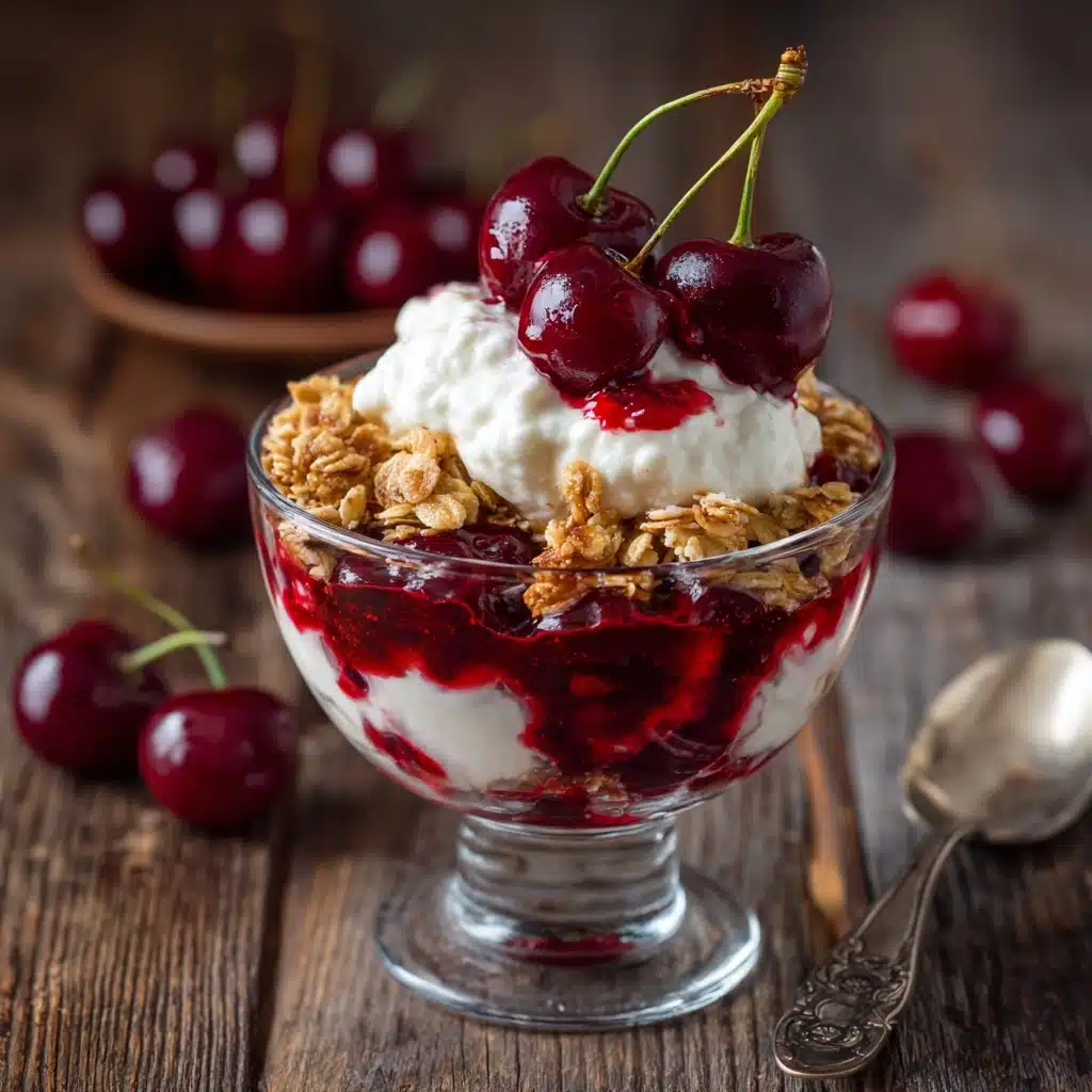 Fresh Cherry Crisp Recipe