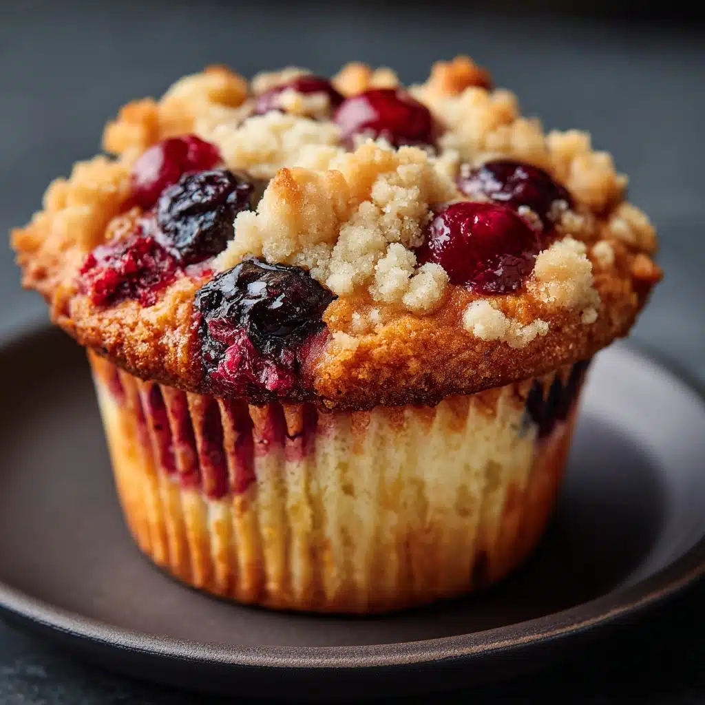 Cherry Cobbler Muffins Recipe