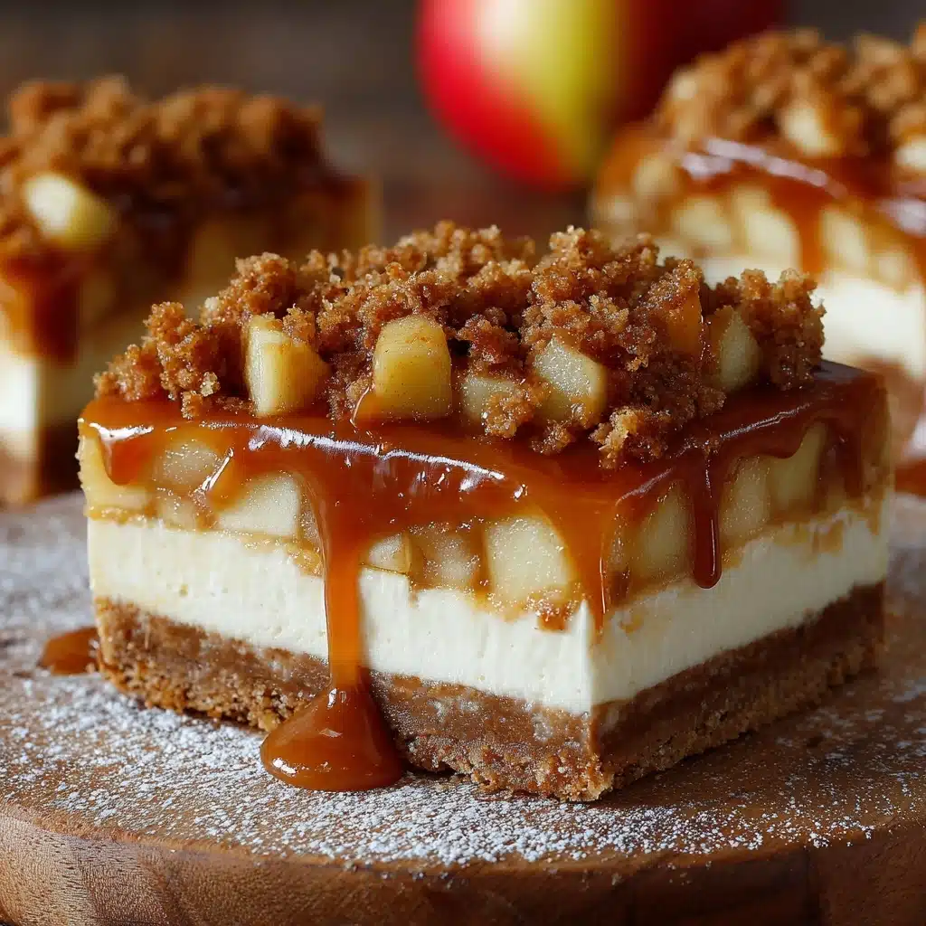 Salted Caramel Apple Pie Cheesecake Recipe - Recipe Image