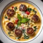 Creamy Italian Meatball Soup Recipe