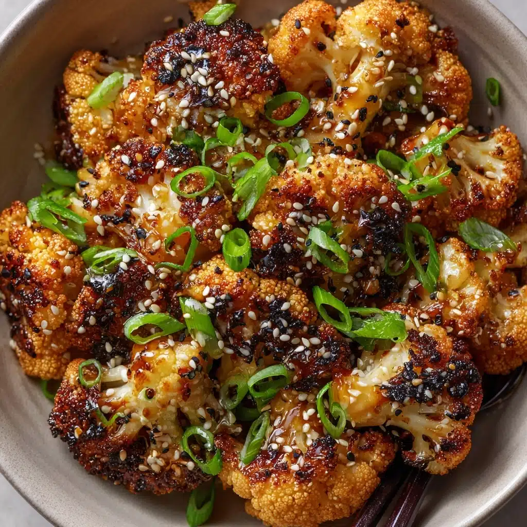 Sweet and Spicy Baked Cauliflower Recipe