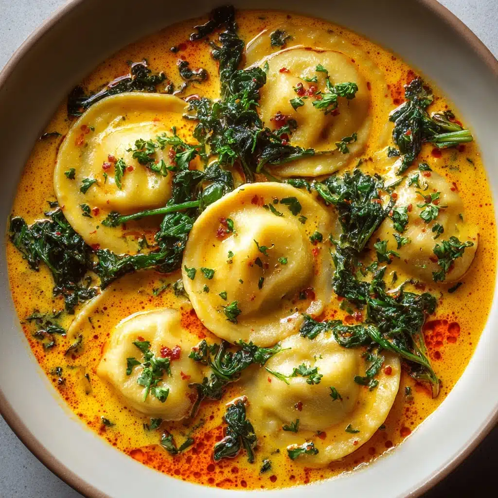 Thai Red Curry Dumpling Soup Recipe - Recipe Image
