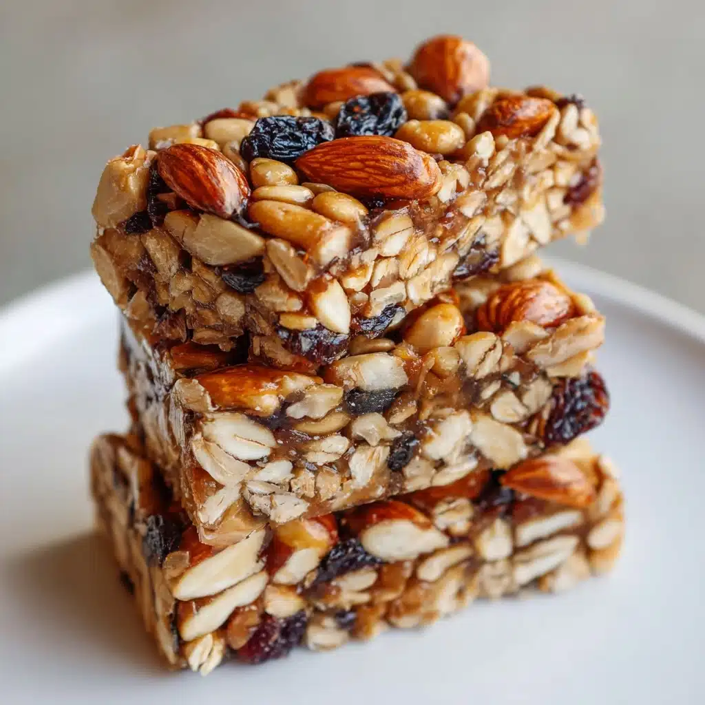 Homemade Banana Granola Bars Recipe