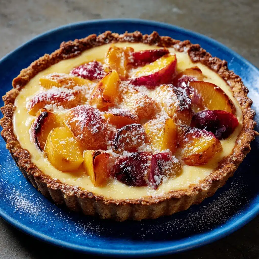 Rhubarb Custard Kuchen Recipe - Recipe Image