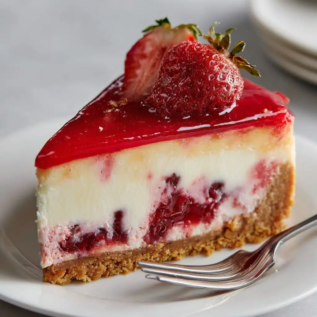 Creamy Strawberry Cheesecake Recipe