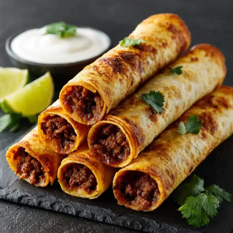 Bean & Cheese Taquitos Recipe