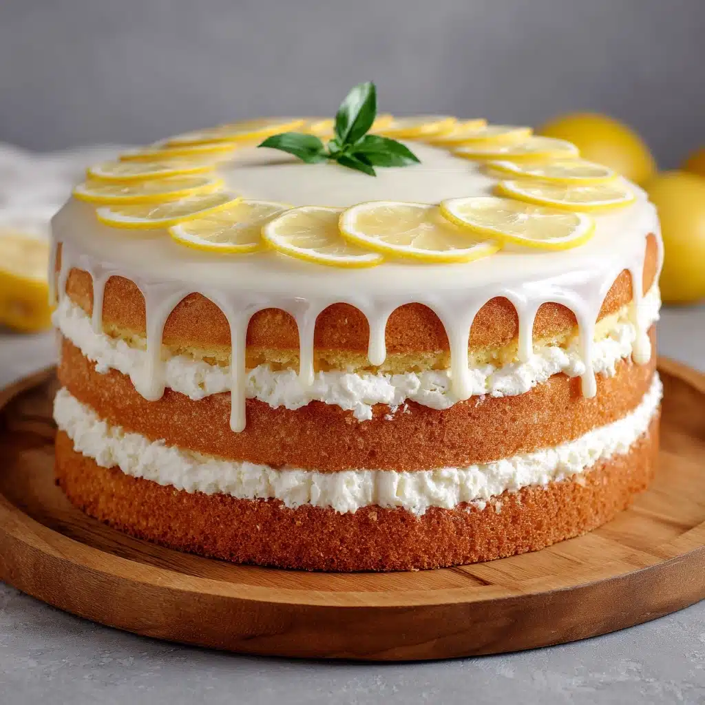 Limoncello Cake with Mascarpone Frosting Recipe - Recipe Image