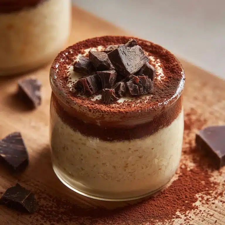 Tiramisu Overnight Oats Recipe