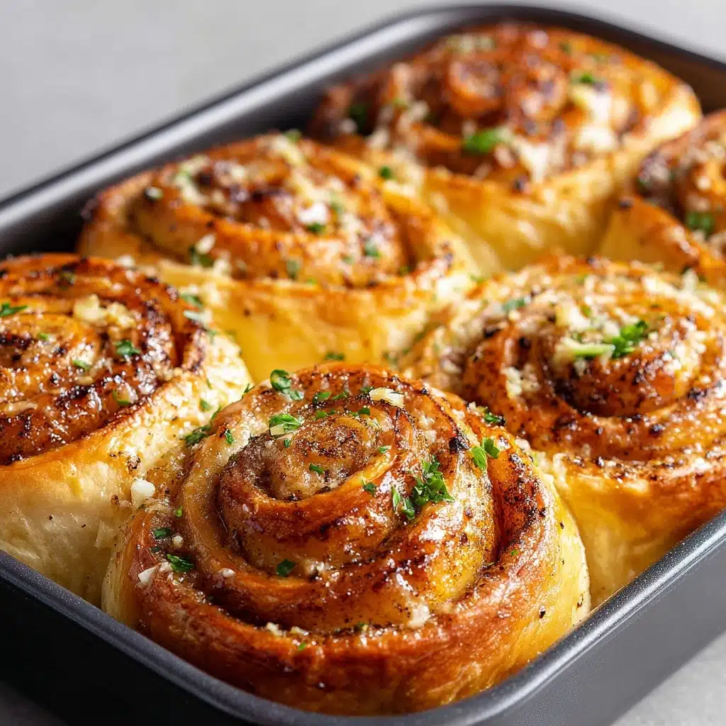 Garlic Parmesan New York Pizza Rolls Recipe - Recipe Image