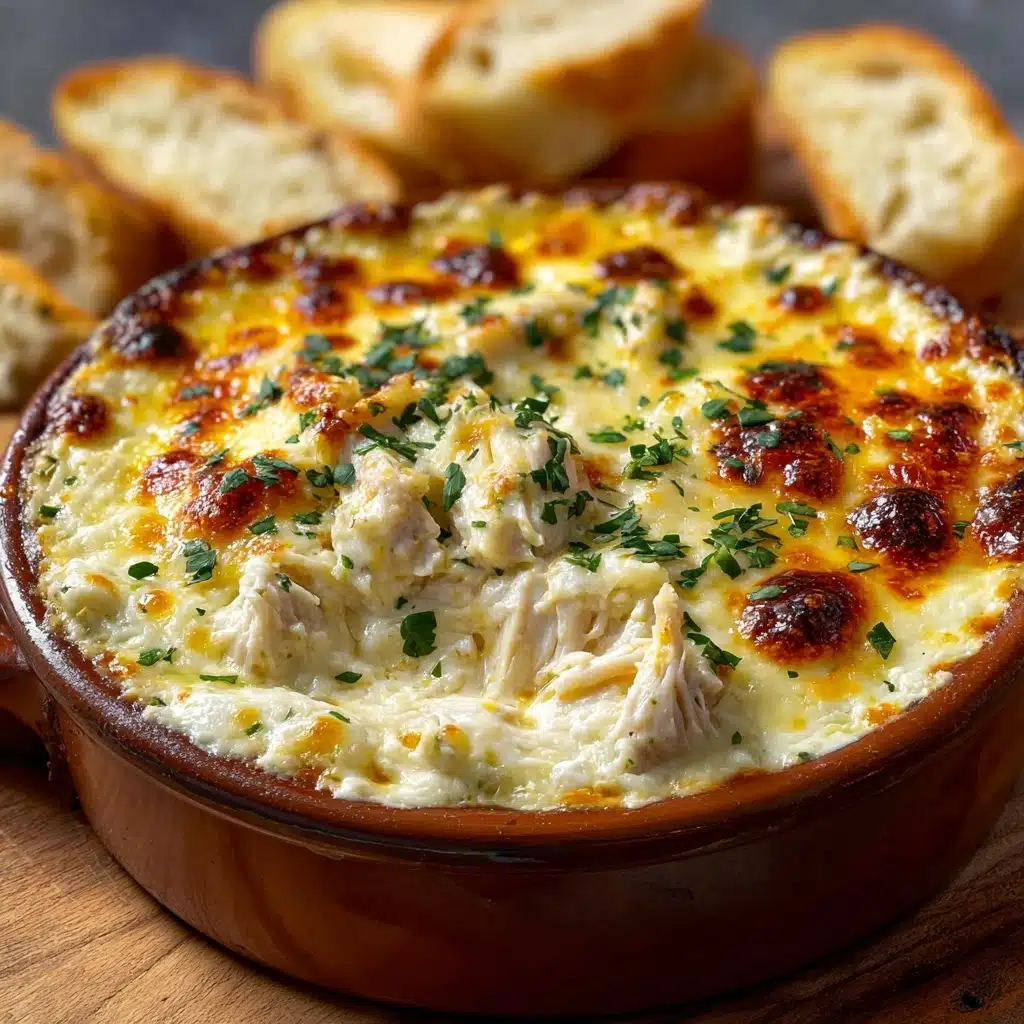Creamy Chicken Alfredo Dip Recipe - Recipe Image
