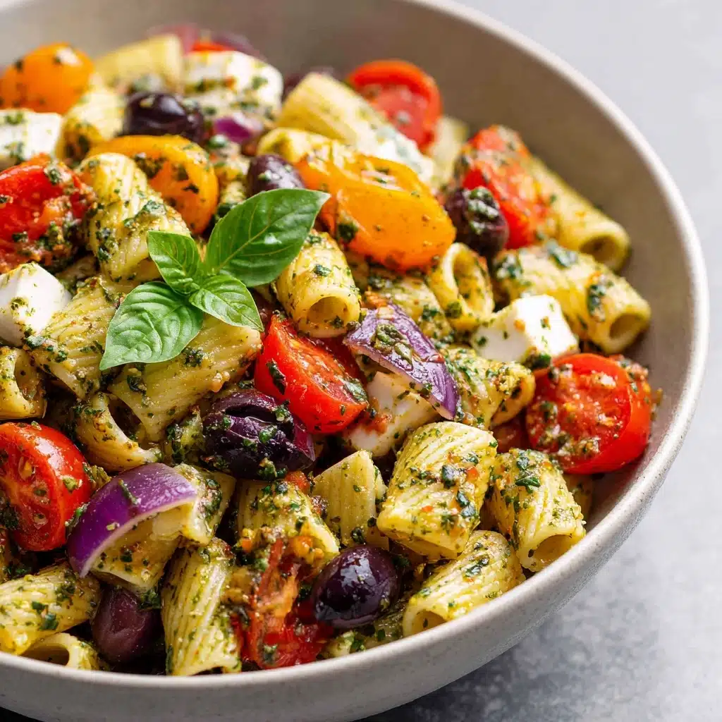 Greek Pasta Salad Recipe - Recipe Image