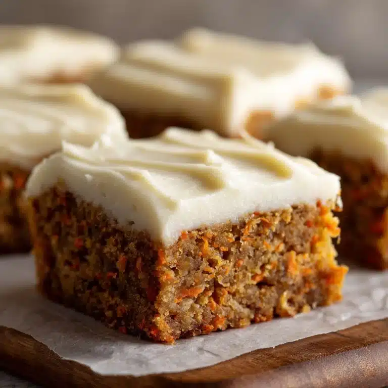 Carrot Cake Bars with Cream Cheese Frosting Recipe
