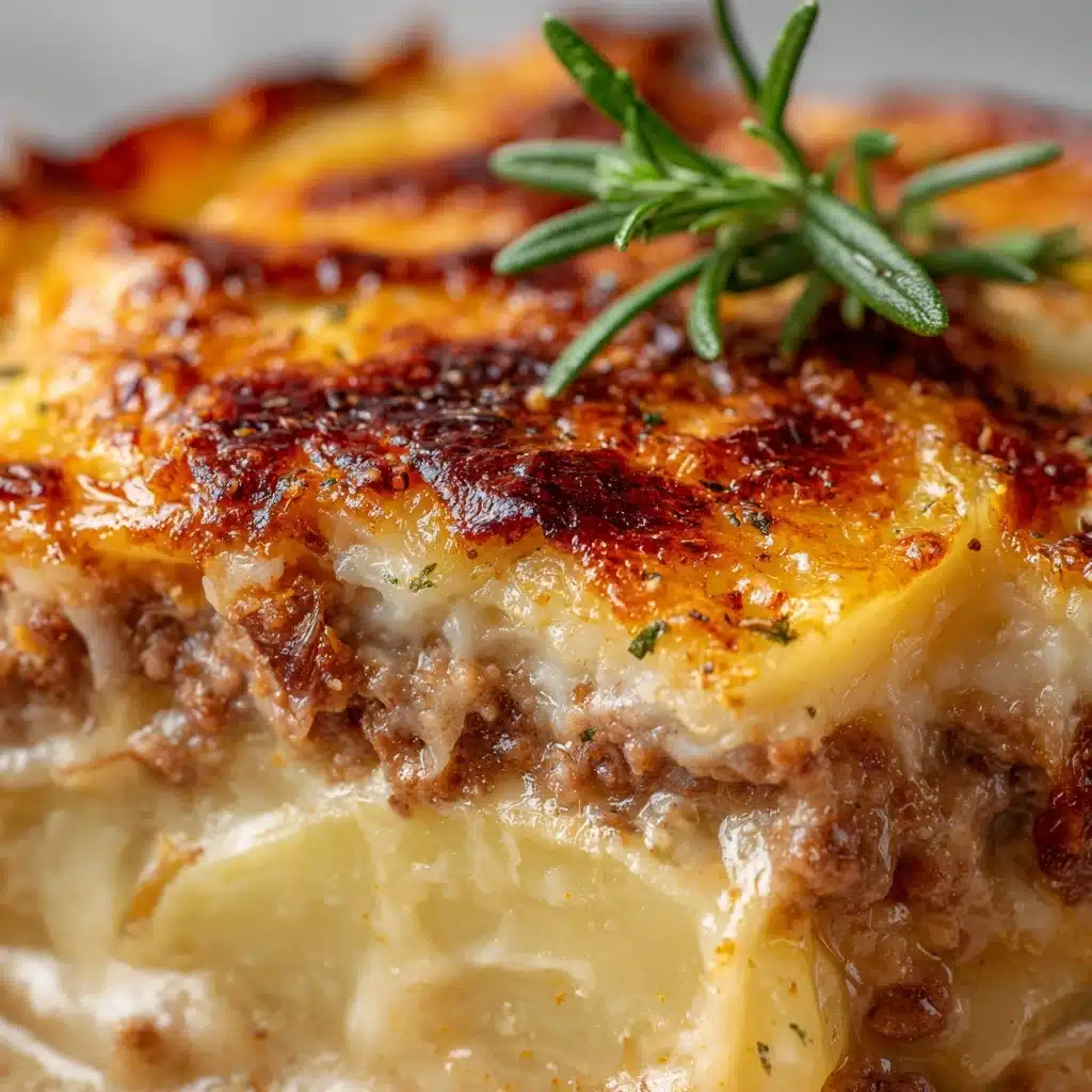 Beef Potato Cheese Casserole Recipe - Recipe Image
