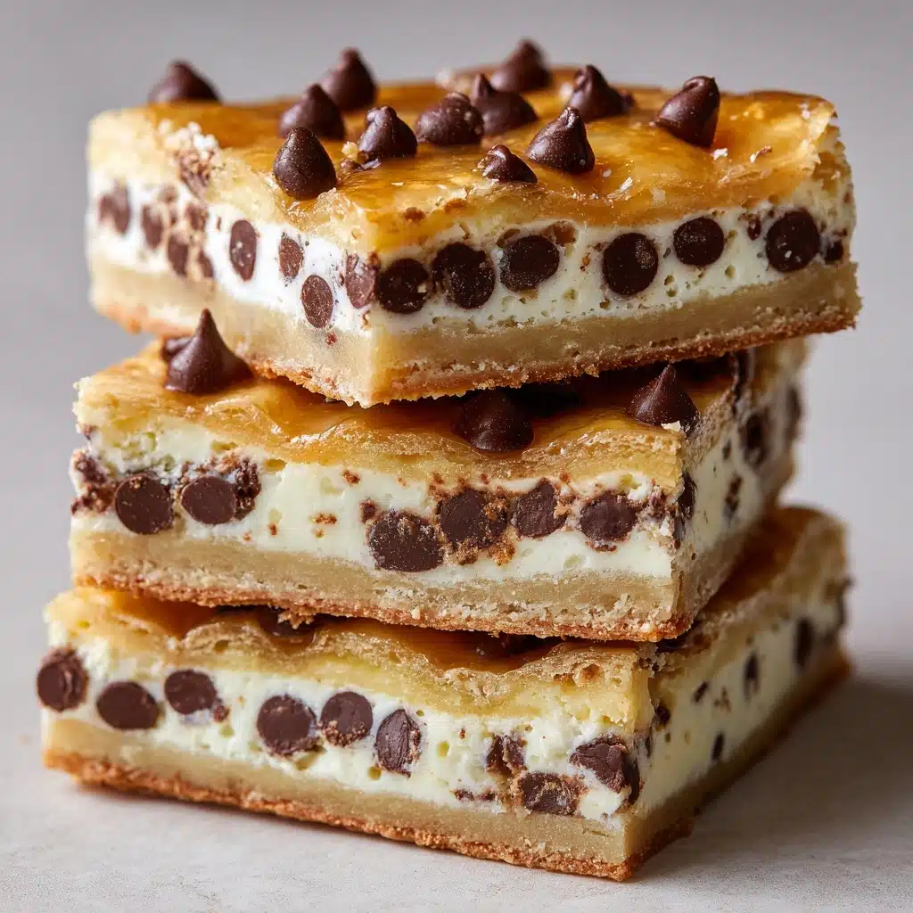 Ricotta Chocolate Chip Pastry Squares Recipe - Recipe Image