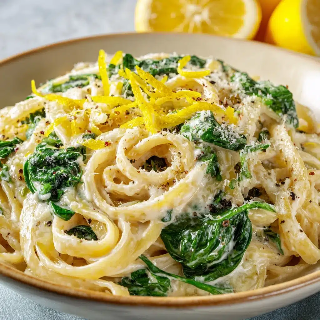 Easy Lemon Ricotta Pasta & Spinach Recipe - Recipe Image