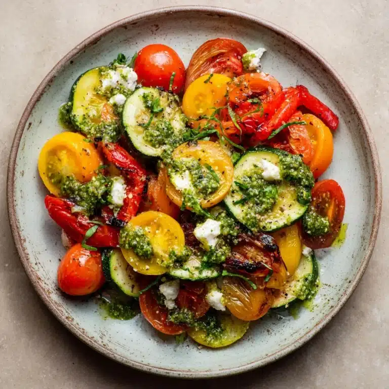 Summer Roasted Vegetable Salad Recipe