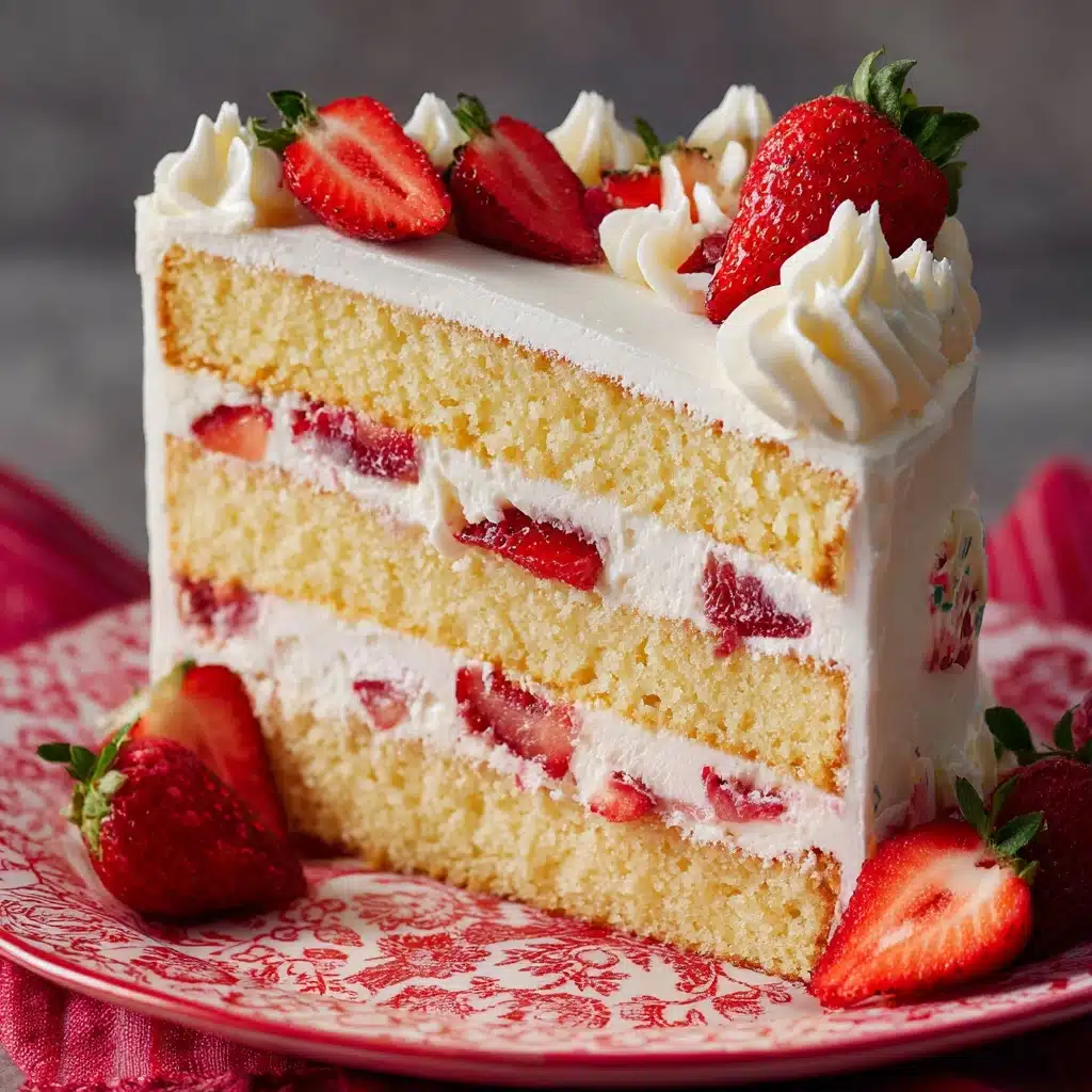 Strawberry-Lemonade Layer Cake Recipe - Recipe Image