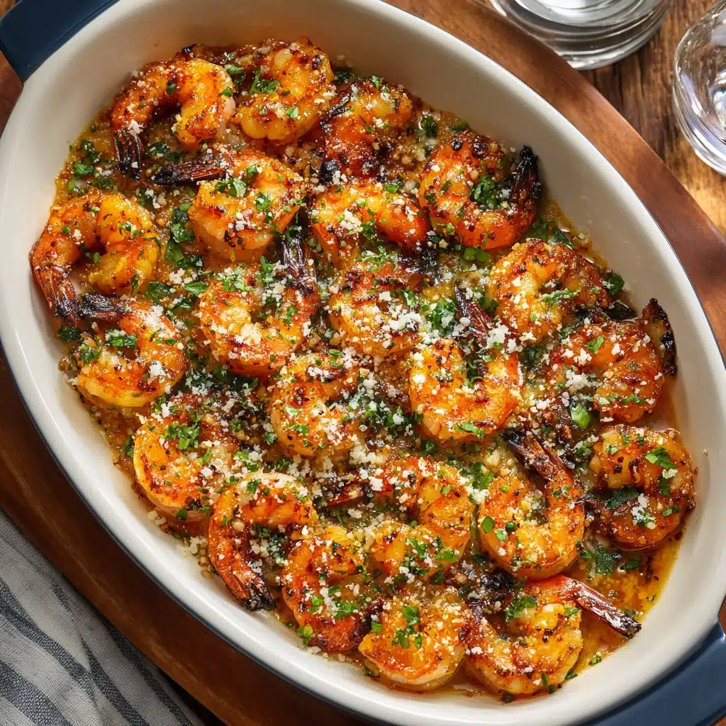 Garlic Parmesan Roasted Shrimp Recipe - Recipe Image