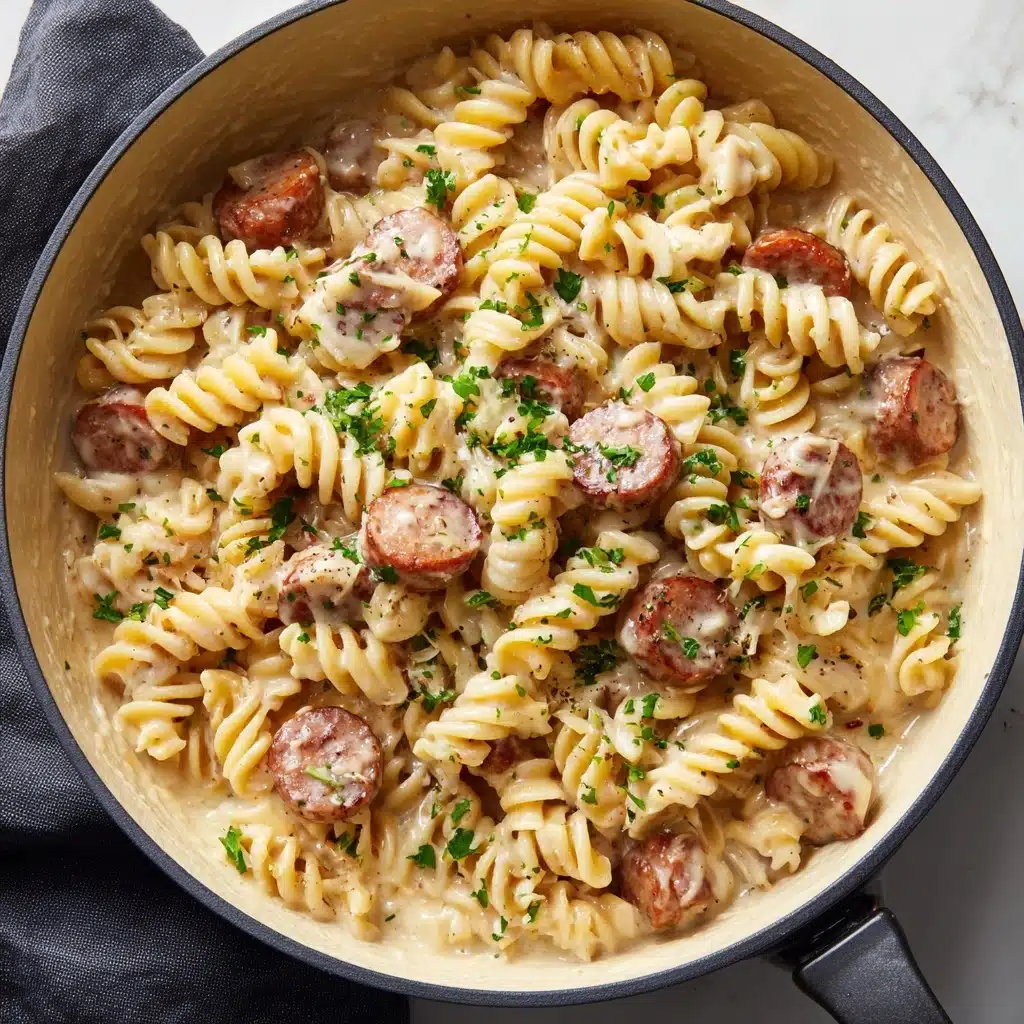 Creamy Smoked Sausage Pasta Recipe - Recipe Image