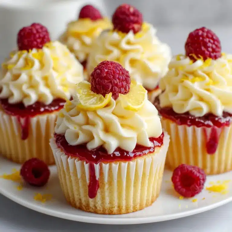 Raspberry Lemon Heaven Cupcakes Recipe