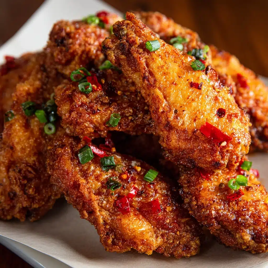 Chinese Salt and Pepper Chicken Wings Recipe - Recipe Image