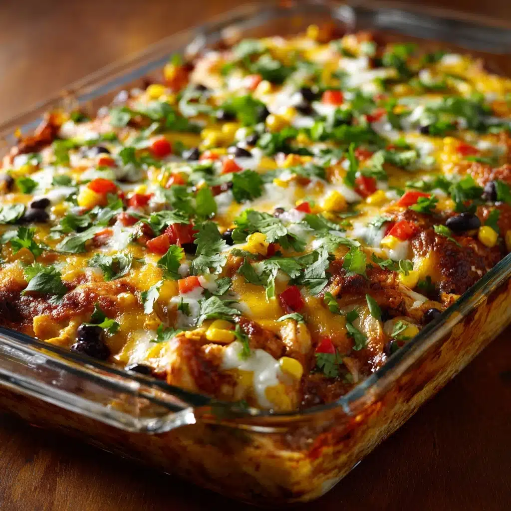 Easy Chicken Burrito Casserole Recipe