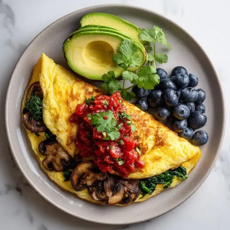 Vegan Mushroom Omelette Recipe