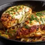 Easy One Pan French Onion Stuffed Chicken Recipe
