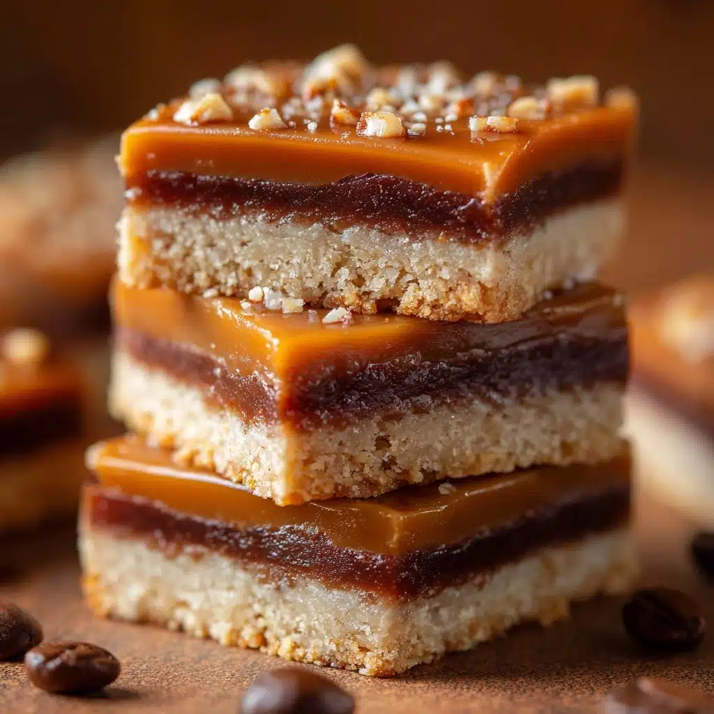 Gooey Caramel Coffee Bars Recipe - Recipe Image
