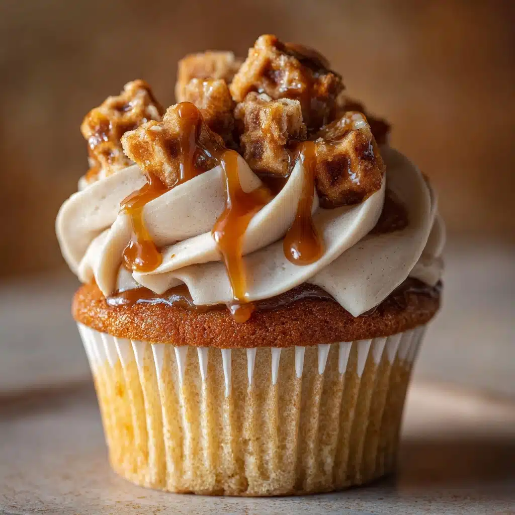 Churro Caramel Crunch Cupcakes Recipe - Recipe Image