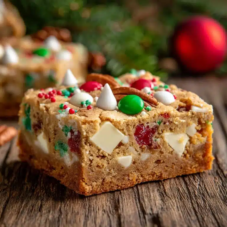 Christmas Cookie Bars Recipe