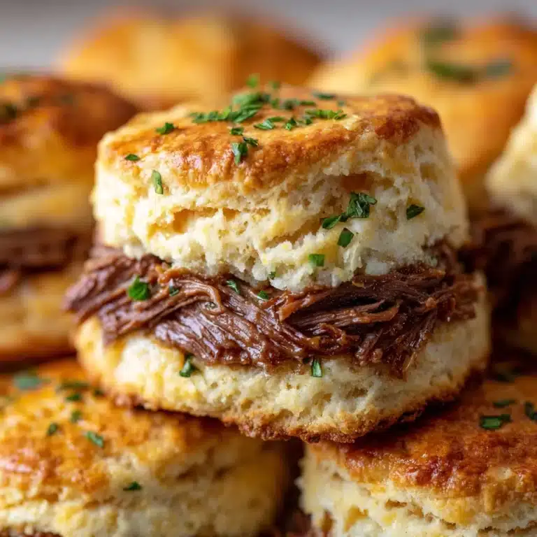 Baked French Dip Biscuits Recipe