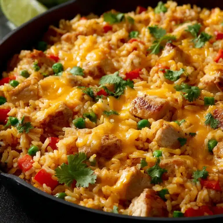 Cheesy Chicken and Rice Recipe