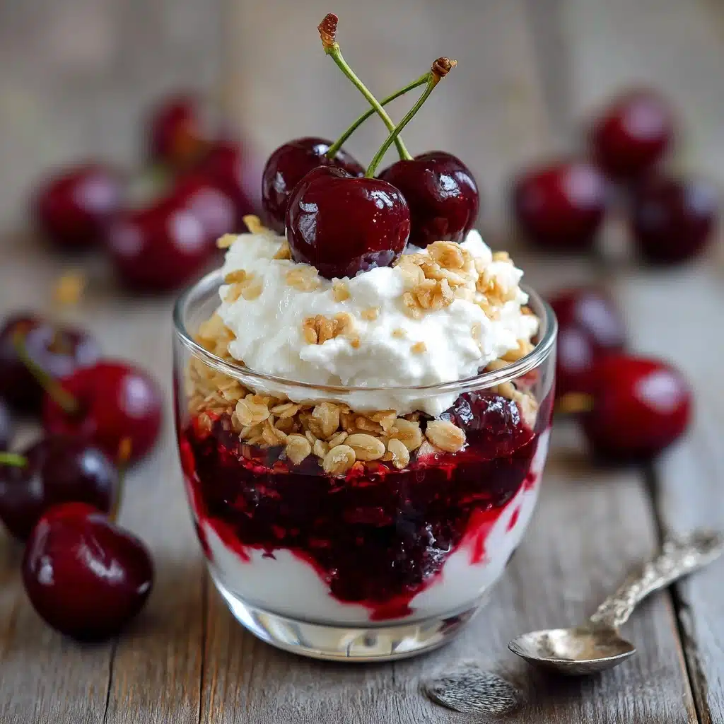 Fresh Cherry Crisp Recipe - Recipe Image