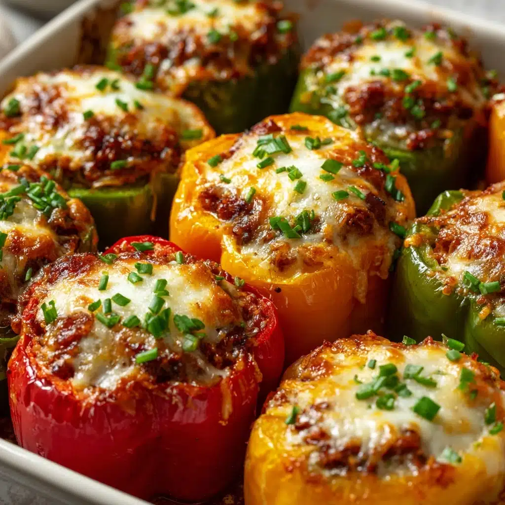 Buffalo Chicken Stuffed Peppers Recipe - Recipe Image
