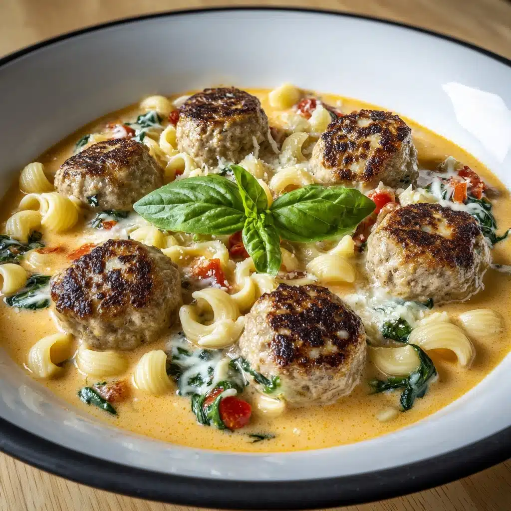 Creamy Italian Meatball Soup Recipe - Recipe Image