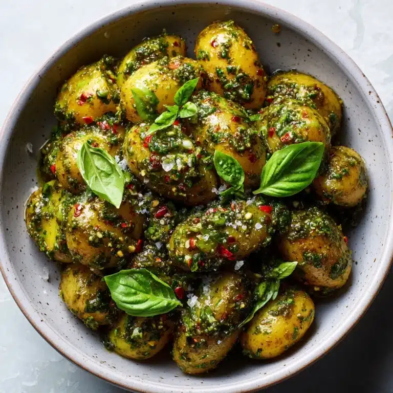 Garden Basil Pesto Potato Salad Recipe