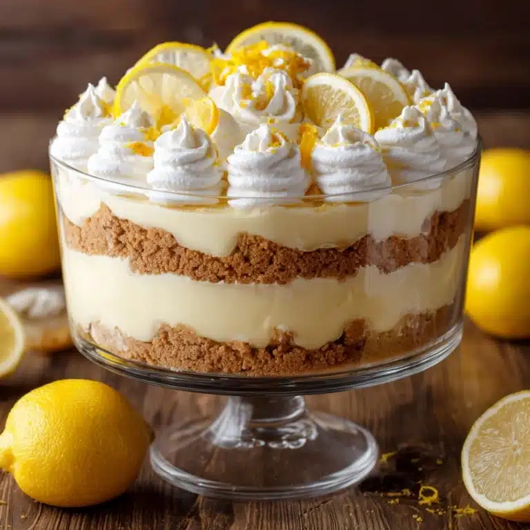 Outrageous Lemon Lovers Trifle Recipe