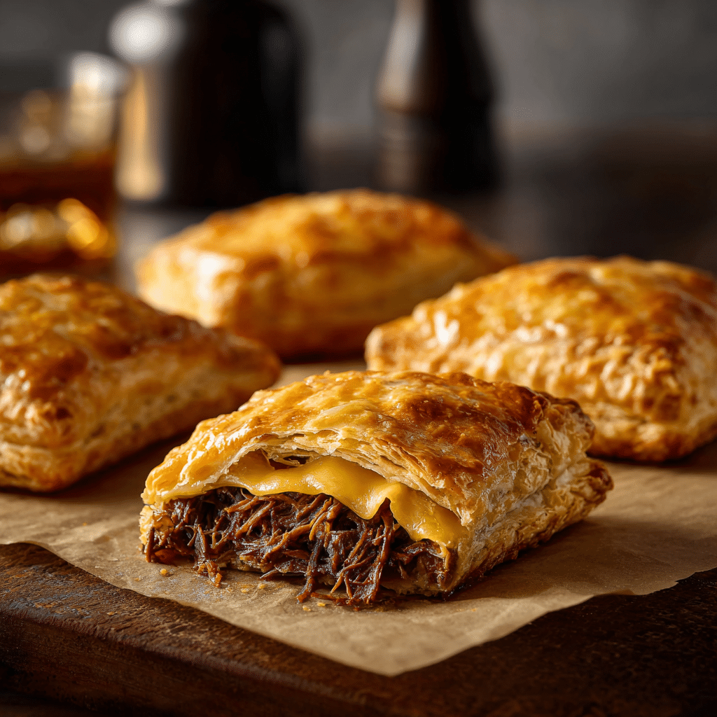 Brisket & Smoked Cheese Pies Recipe - Recipe Image