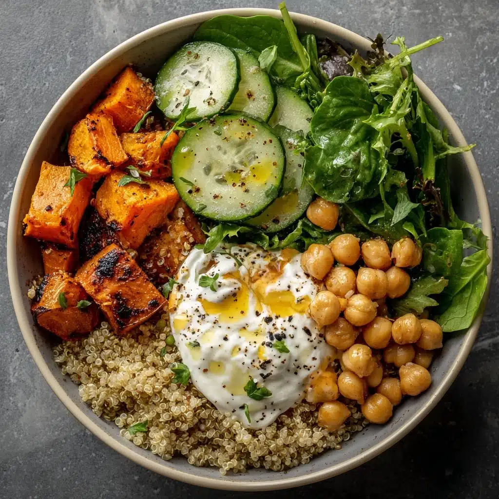 Chickpea & Sweet Potato Grain Bowls Recipe