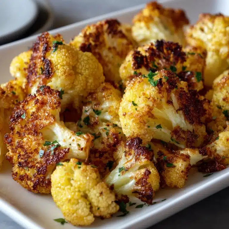 Crispy Roasted Cauliflower Recipe